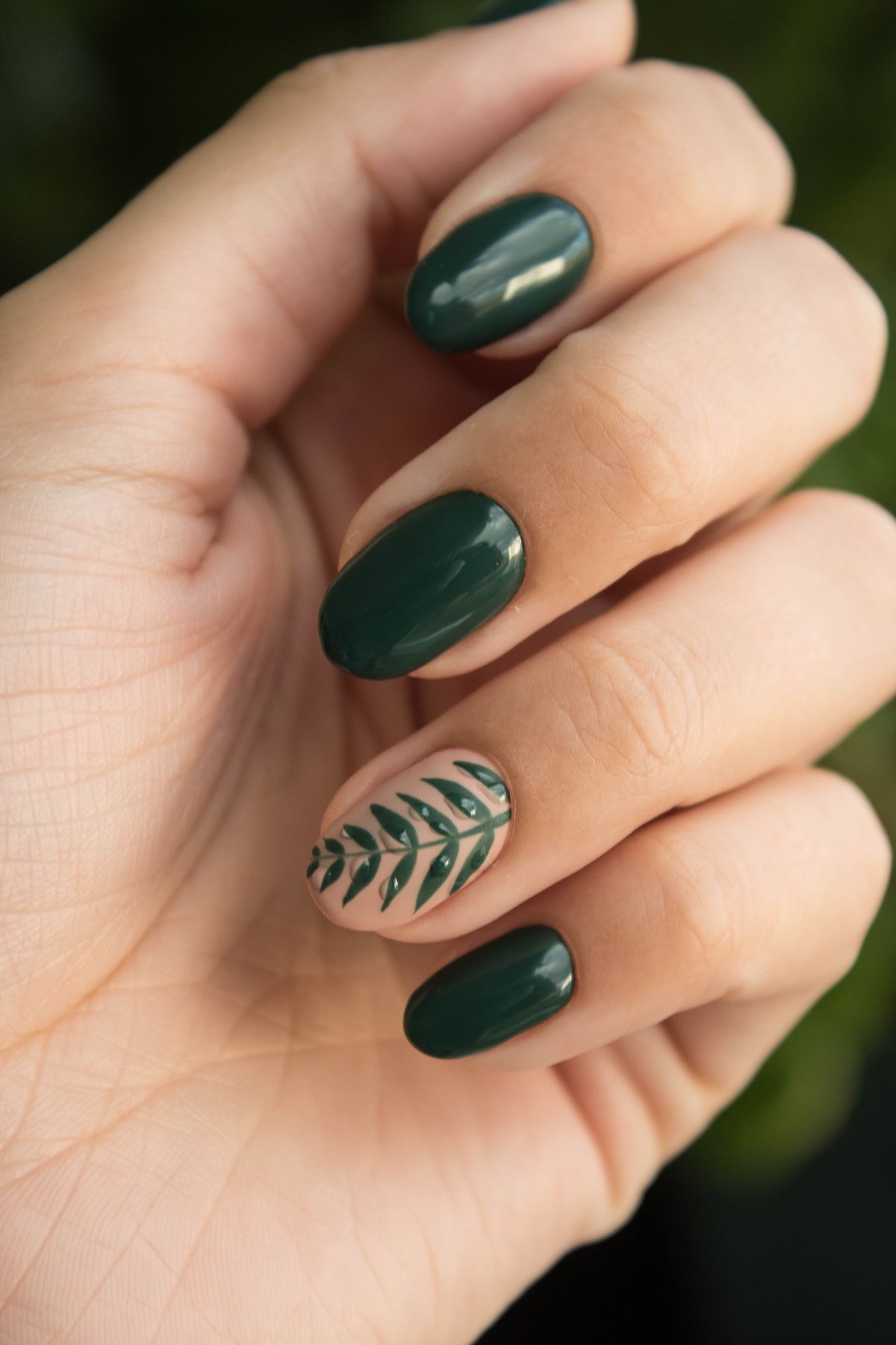Finished nail set, the kind of work done at P C's Nails