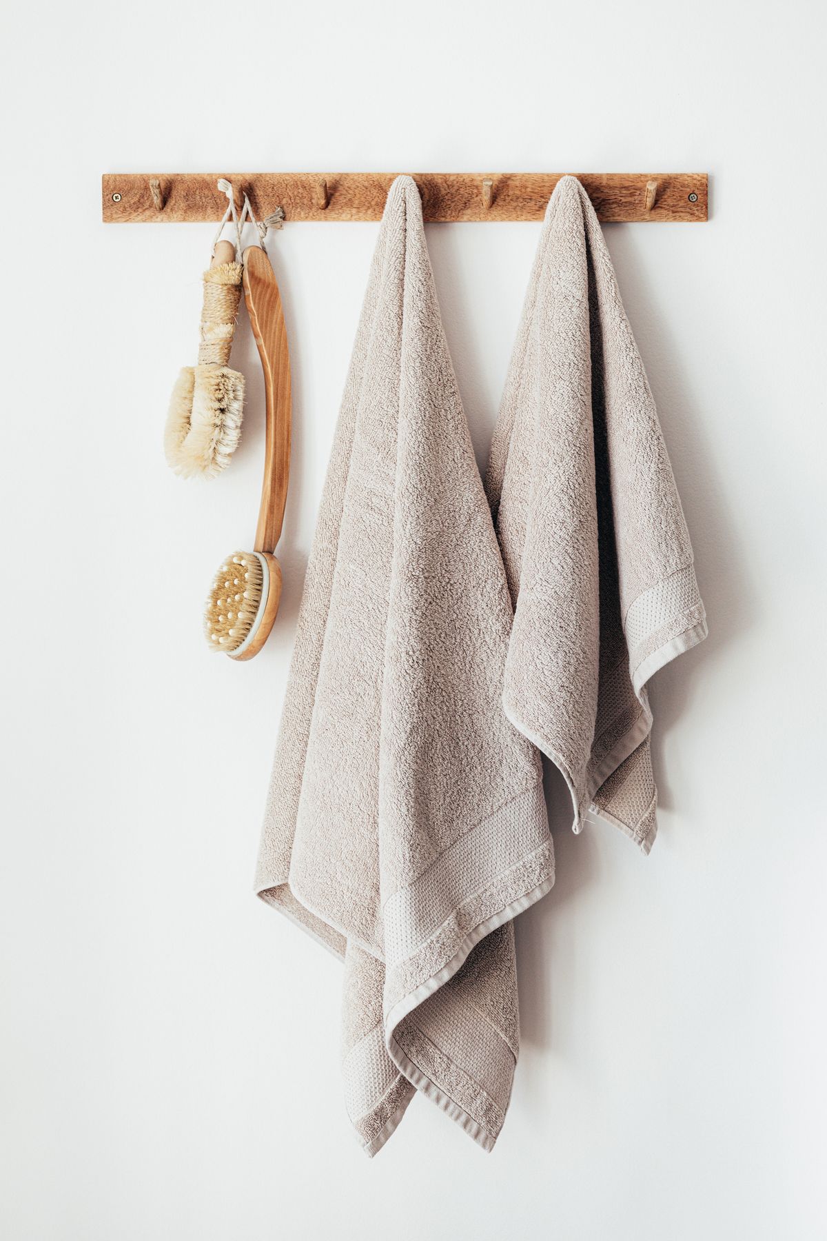 Spa towels ready for a pedicure at P C's Nails